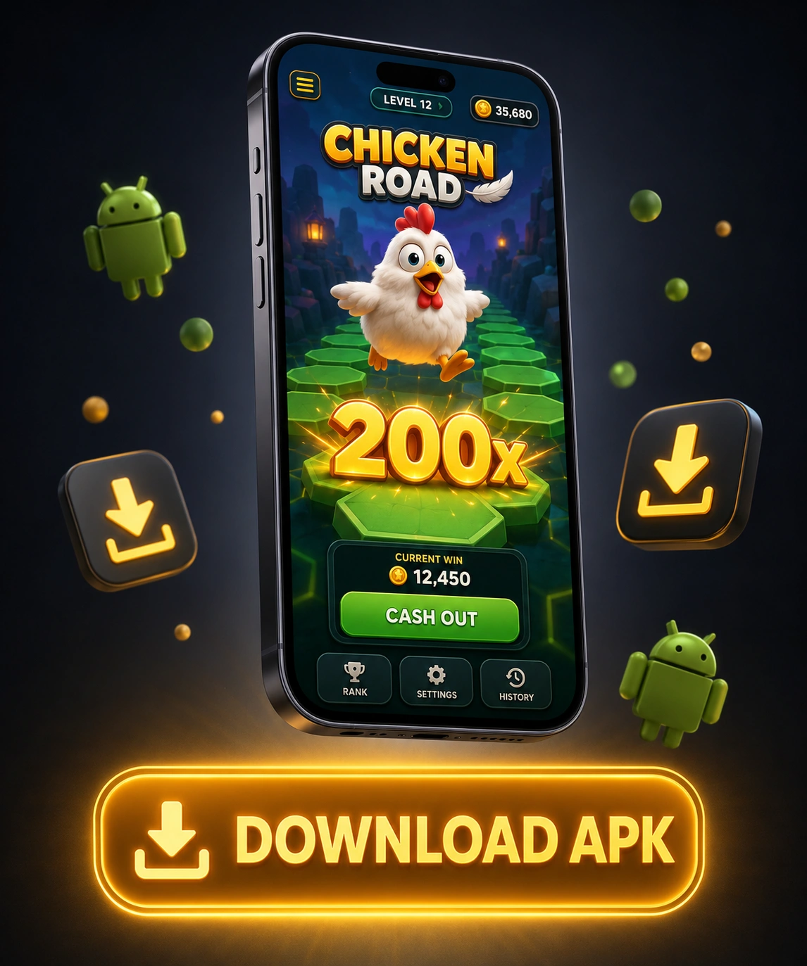 Chicken Road APK download for Android smartphones